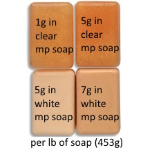 24 karat gold mica in mp soap